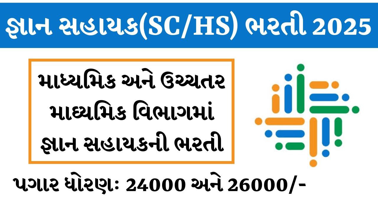 Secondary and Higher Secondary Gyan Sahayak Bharti 2025