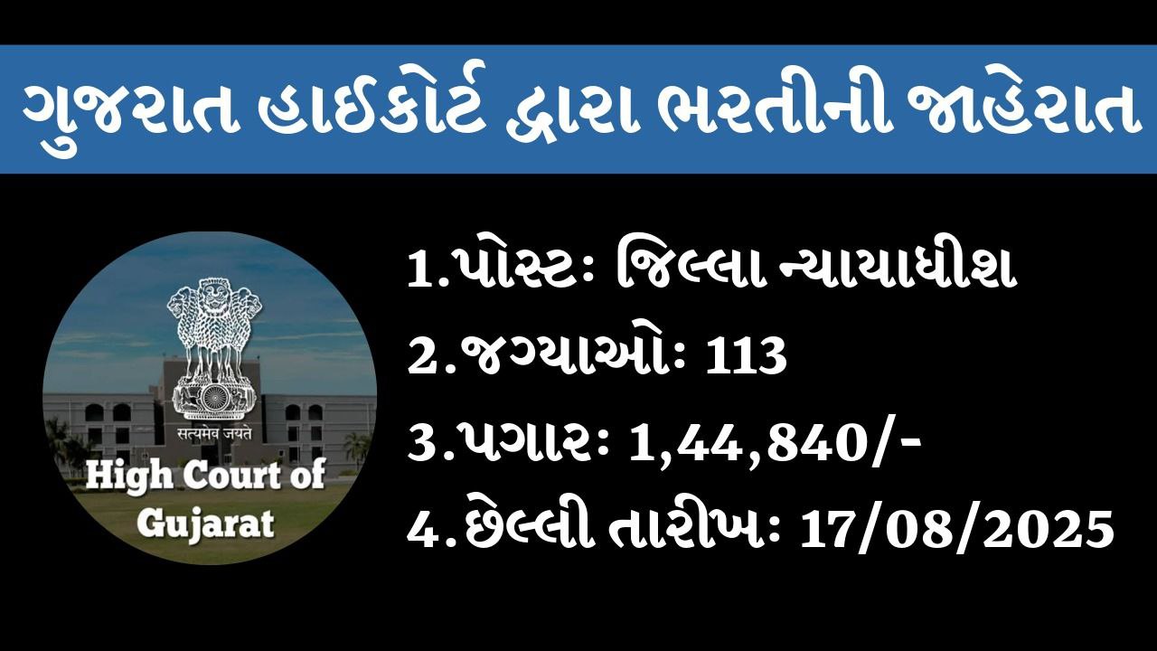 High Court District Judge Recruitment 2025