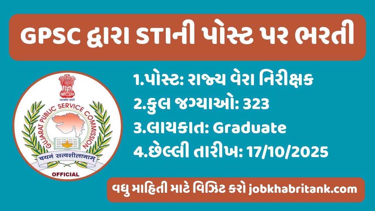 GPSC STI Recruitment 2025