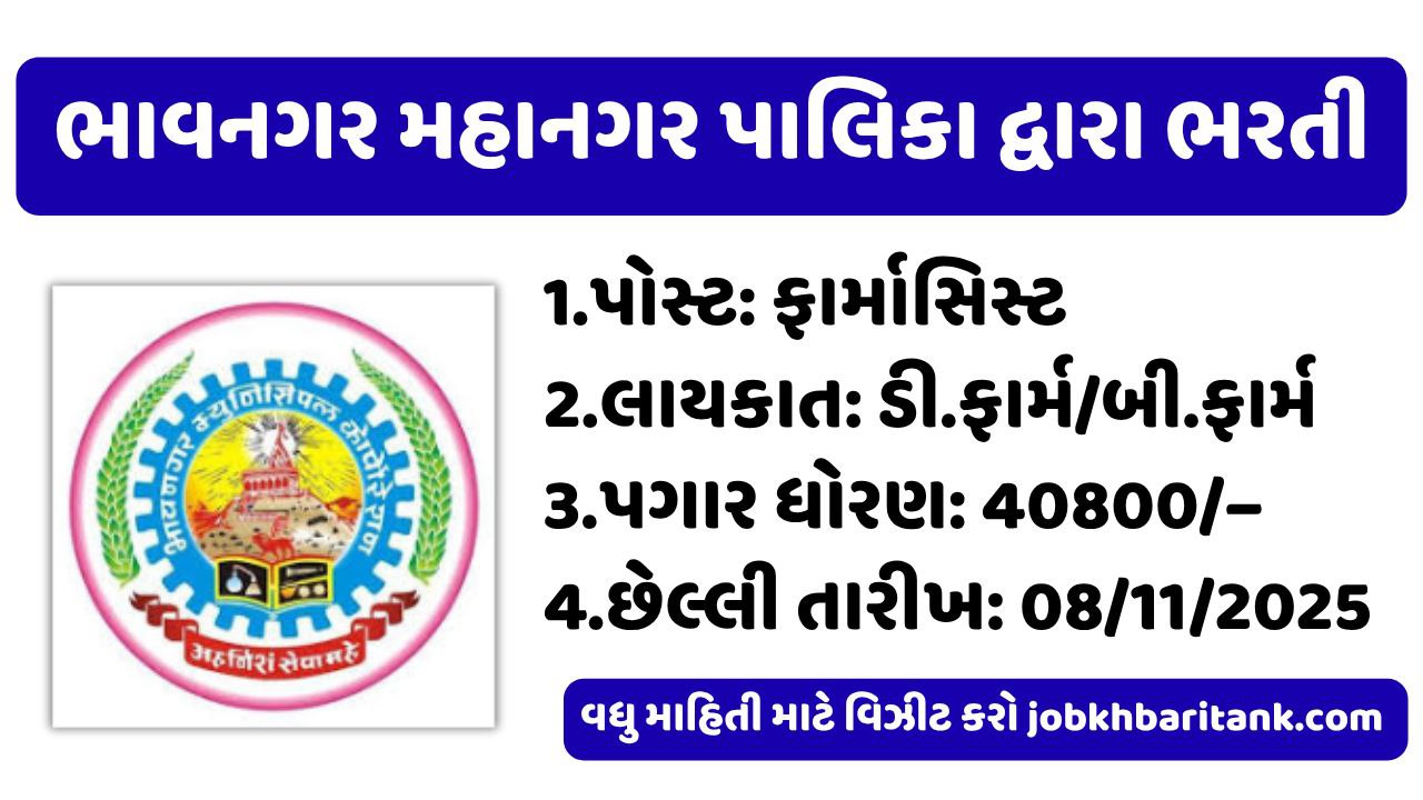 BMC Pharmacist Recruitment 2025